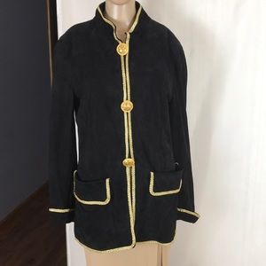 Begedor Italian Leather Pirates Coat Size 10